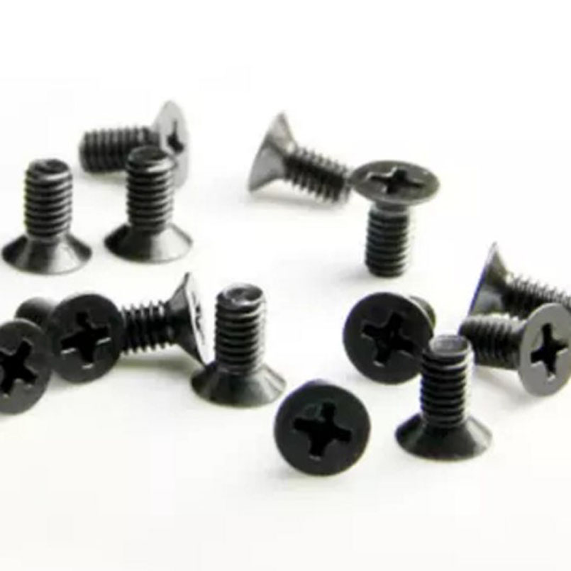 Countersunk cross screws black iron suction large flat head screws M3X4 5 6 8 10 12 M4 M5