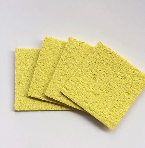 Chrome iron cloth sponge Special high temperature sponge for soldering iron Cleaning 55mmX55mm Wipe the soldering iron tip