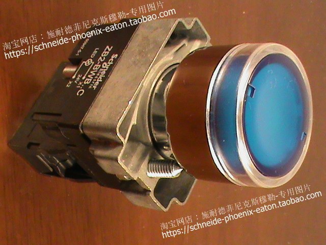 Schneider Schneider with lamp self-reset button blue LED 24V 1NO CE XB2BW36B1C