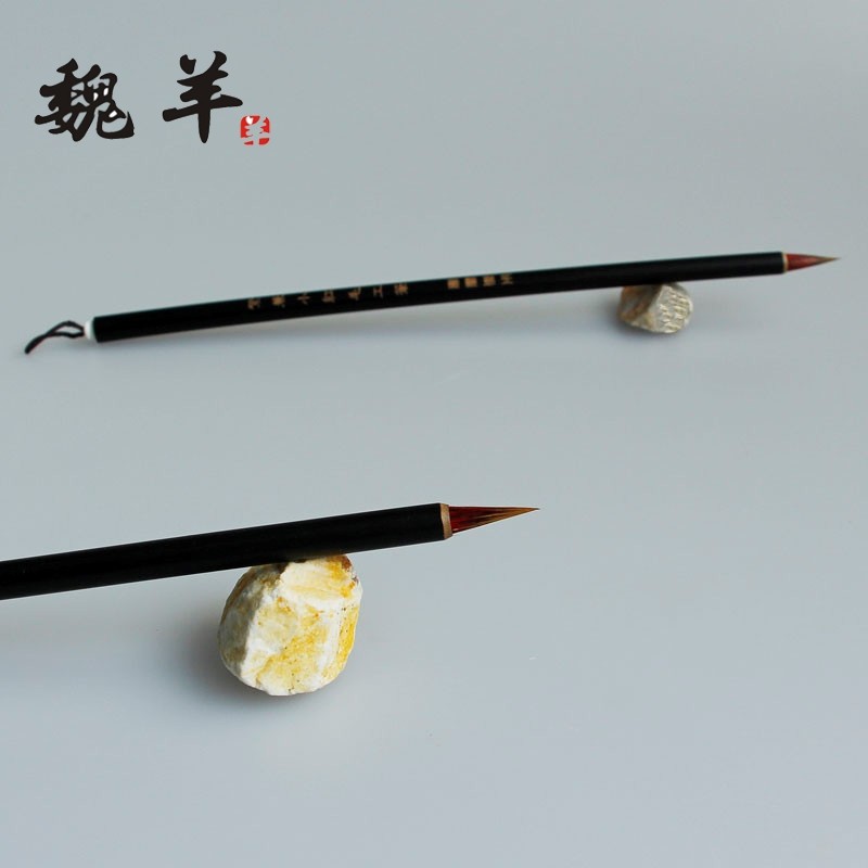 Red Hair Small Brush Pen With Hand Fly Head Small Block Letters With Watercolor Drawing Hook Thread Pen Good Use Painting Flower Core Lifting Hook Thread Pen 