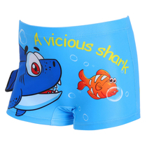 Small CUHK Child Swimsuit Pants Boys Students Cartoon Flat Angle Elastic Swimming Pants Fitness Swimming Pool Mixed Batch