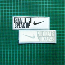 Manchester UNITED Anti-Racism Badge STAND UP SPEAK UP Patch