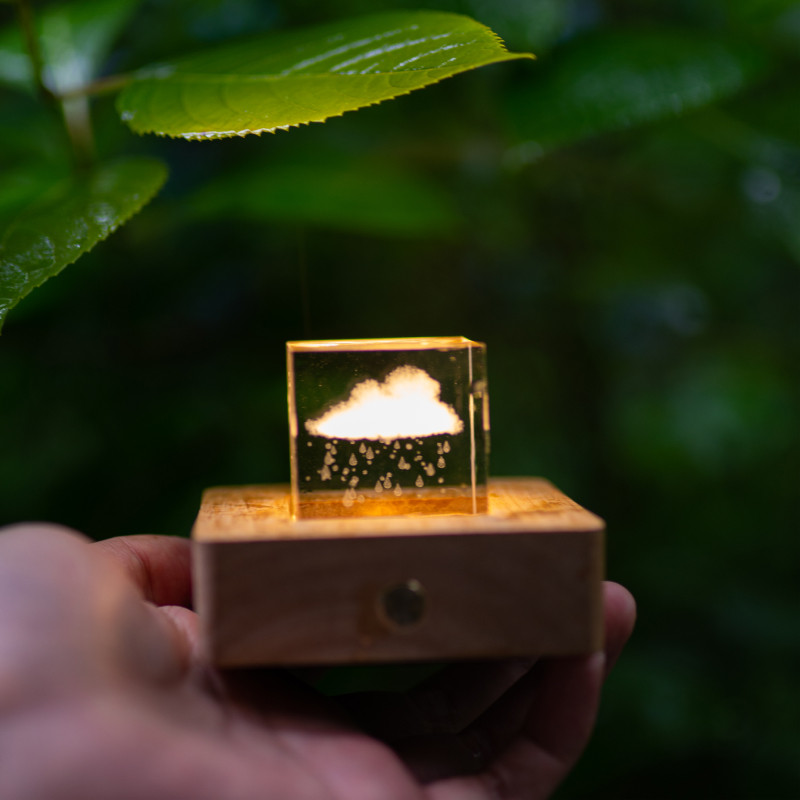 Sky City Episode Rain Cloud Cubic Healing Ensemble Creative Couples Gift Birthday Gifts Small Crowdsenior Graduation Gifts