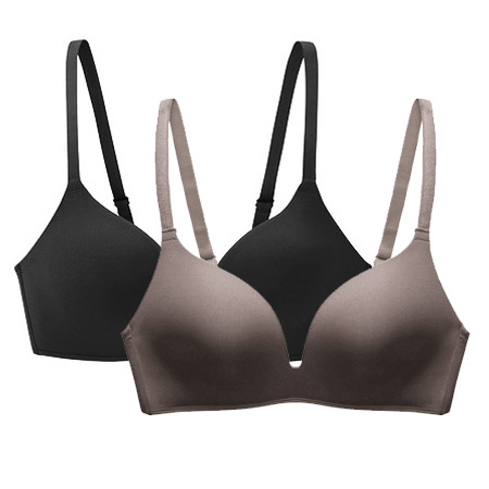 Khaki + Blackma'am Underwear Wireless  Bras Japan sexy Smooth surface No trace Gather together comfortable Frivolity paragraph Athletic Underwear