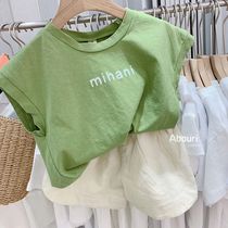 Small Fresh Ocean Gas ~ Soft and soft South Korean children Baby print Mother loose All cotton t-shirt shorts 2022 Summer clothes