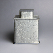 Inexplicate handmade tea bin tin jar an old 99 9% pure tin tea leaf jars with a good quality decanter tea jar sealing tank