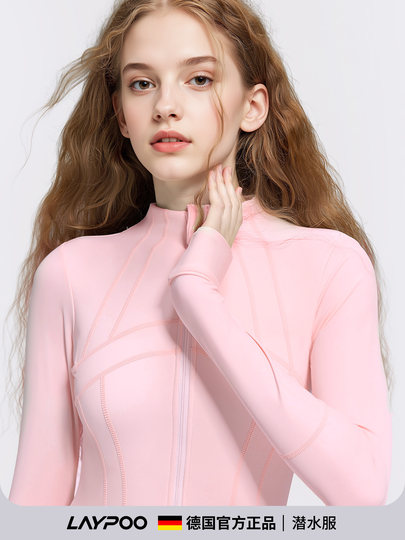 Women's Wetsuit Jellyfish Suit Sun Protection One-Piece 2025 New Surfing Suit Swimming Long-Sleeve Snorkeling Hot Spring Swimsuit Wet Suit