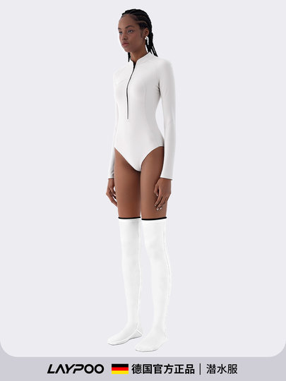 潜水服女水母服湿衣2025新款长袖保暖浮潜衣冲浪服防晒速干游泳衣