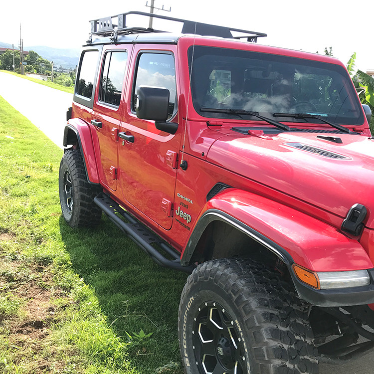 Applicable 07-22 New old models Shepherd JK JL cross-country retrofit competitive side bar body Protective bar footboard