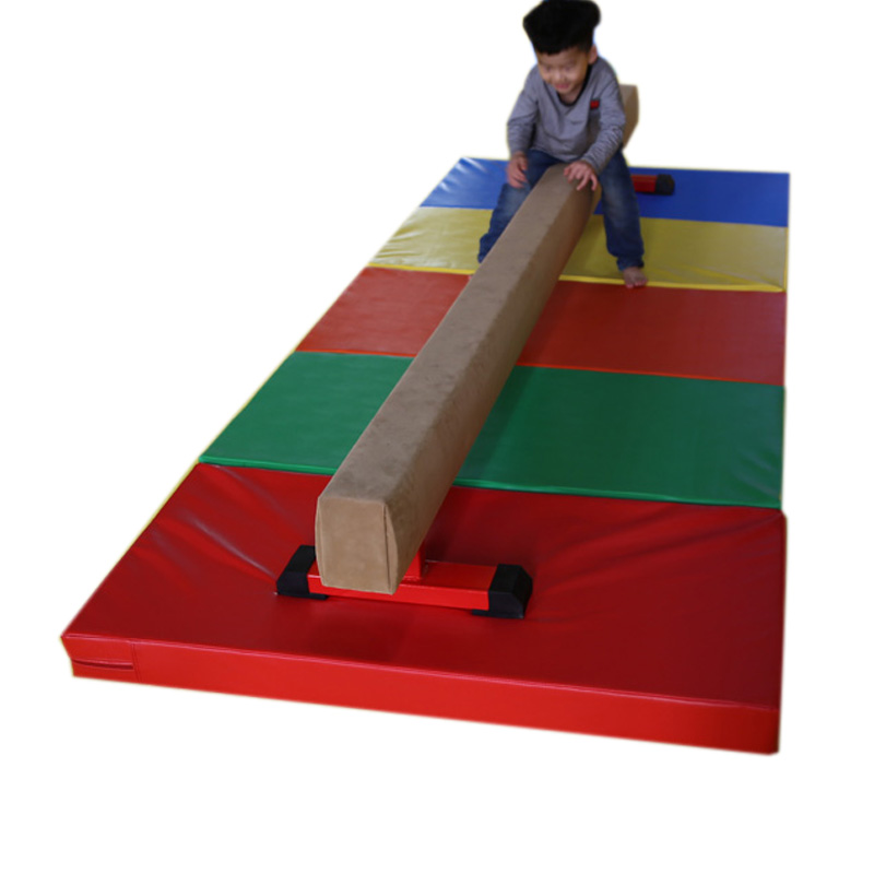 Indoor soft balance beam Kindergarten plank bridge Early childhood sensory integration training equipment Folding pad toys