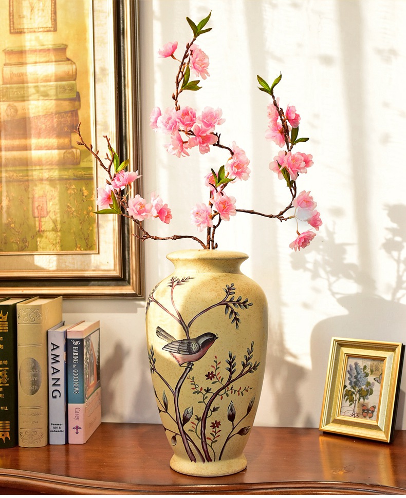 American TV cabinet ceramic vases, decorative furnishing articles European - style restoring ancient ways the sitting room porch household decoration decoration arranging flowers