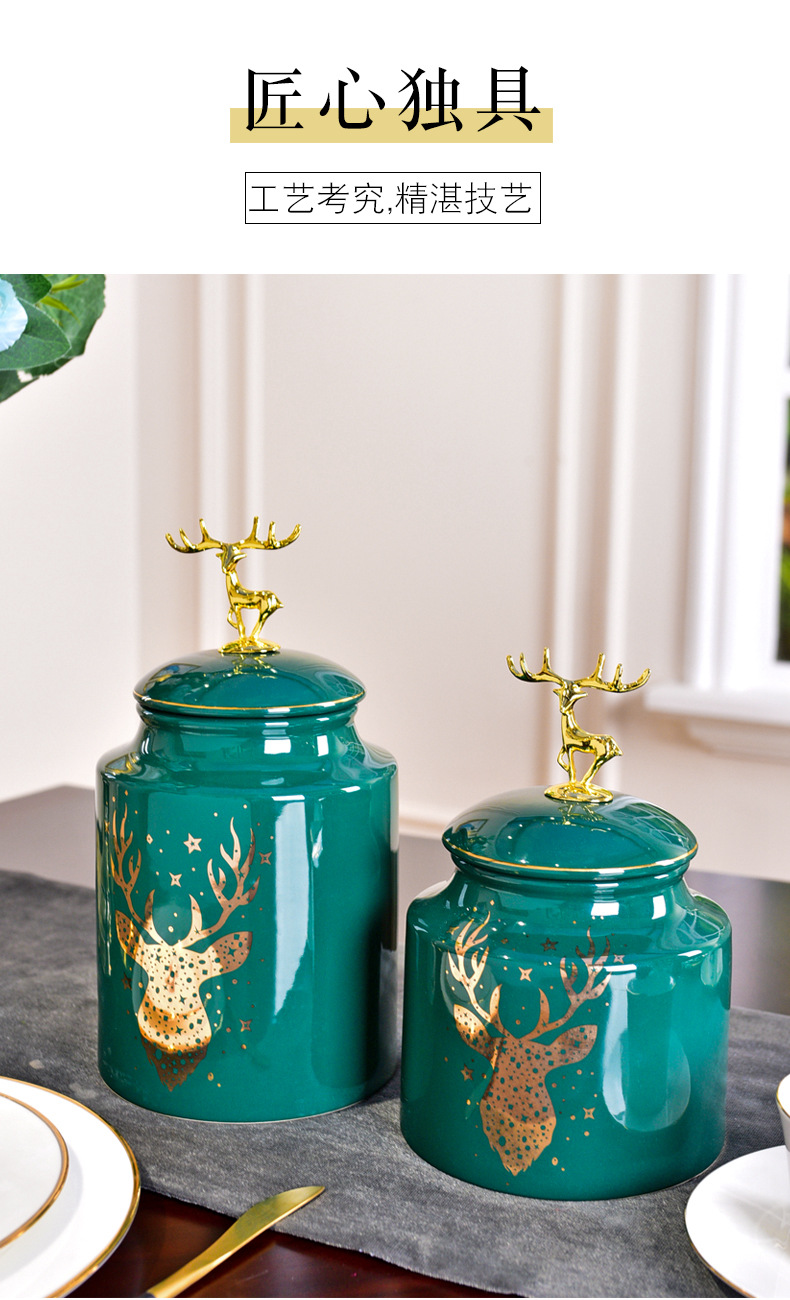 American wine accessories furnishing articles sitting room porch light TV ark, European key-2 luxury household modern arts and crafts ceramics