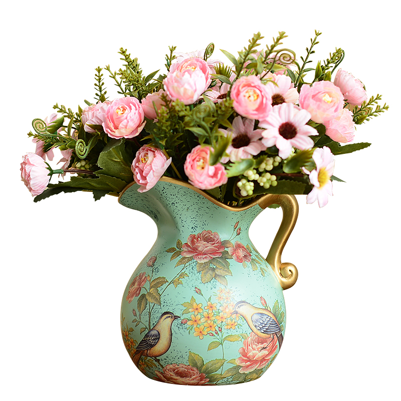 Murphy rural ceramic floret bottle artical sitting room adornment is placed simulation flower art suit dry flower arranging flowers
