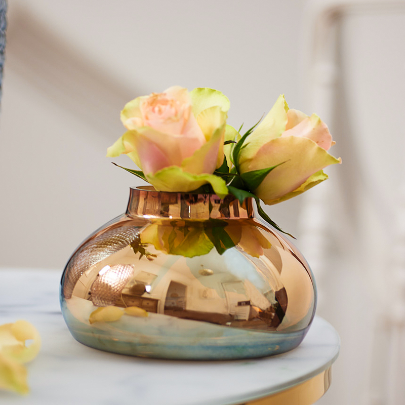 Germany imported Leonardo Lionato hand-made glass vase light luxury dry flower flower arrangement ornaments