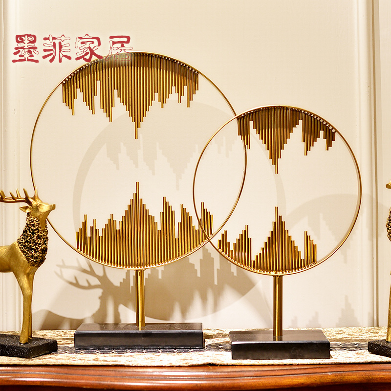 Murphy American Style Board Room Living-room Xuanguan TV Cabinet Furnishing Postmodern Creative Home Decoration Handicraft Swing Accessories