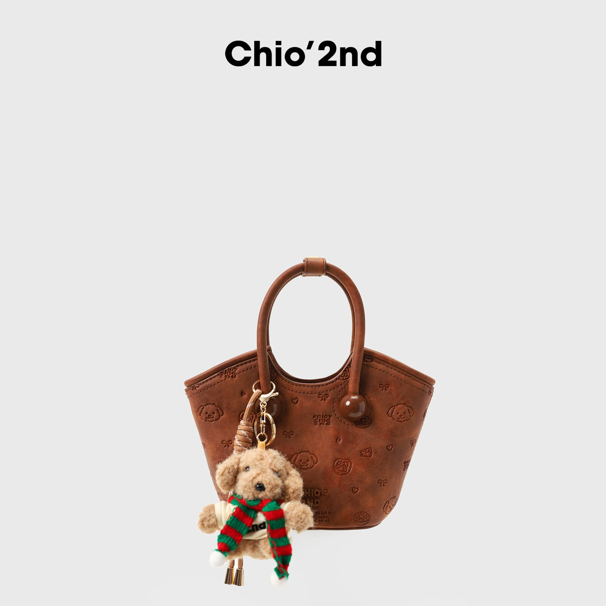 Small bag, hut, retro handheld shoulder bag, bread