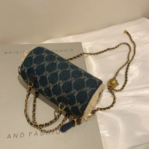 Miocra koly Marilyn cylinder bag female 2021 new fashion retro portable chain shoulder messenger bag