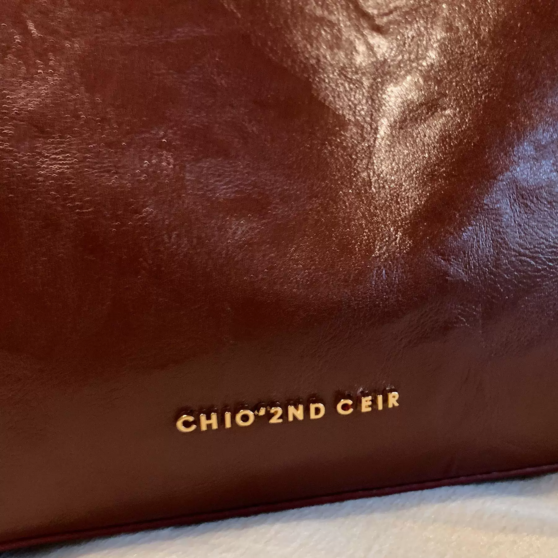 Nanfeng Chio2nd Ceir серия первоклассной натуральной кожи Mara Garden Cowhide Tote Bag Женская сумка через плечо