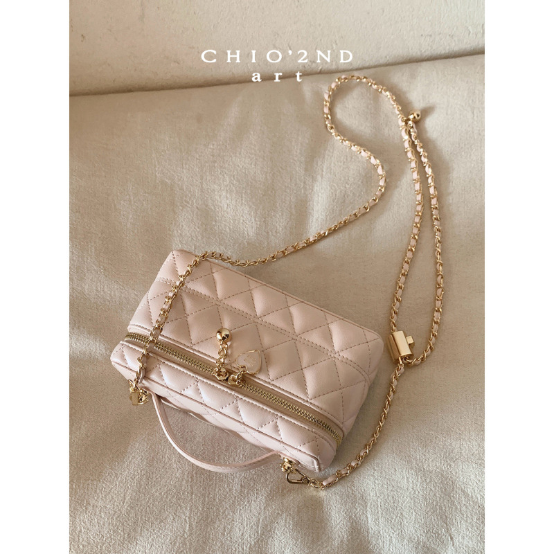 Nanfeng Chio2Nd Neon Dance Box Bag Women's 2026 New Pink Chain Shoulder Crossbody Small Bag Nanfeng Chio2Nd Neon Dance Box Bag Women's 2026 New Pink Chain Shoulder Crossbody Small Bag