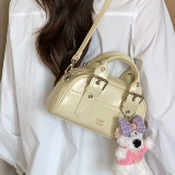 Подушка, желтая сумка через плечо, сумка на одно плечо