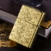 Zippo nhẹ hơn zippo chính hãng đồng tinh khiết năm mặt chạm khắc rồng dòng thế giới zppo chính hãng máy nhẹ - Bật lửa bật lửa khò Bật lửa