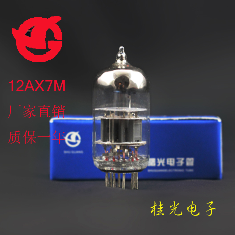 Export Type Changsha Shuguang Electronic Tube Foreign Patent 12AX7M Plant Price Direct Sale Quality of One Year