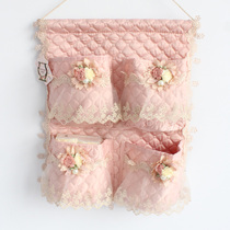 Storage hanging bag European-style fabric wall hanging wall hanging multi-layer storage bag door back wall bed head debris hanging bag P71