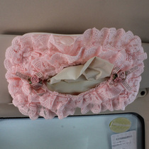 Sun visor tissue box car towel box hanging fixed car drawer paper towel set multi-purpose tissue box