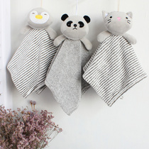 Hand towel Nordic kitchen absorbent thickened cartoon hand towel soft hanging cute childrens face towel S4