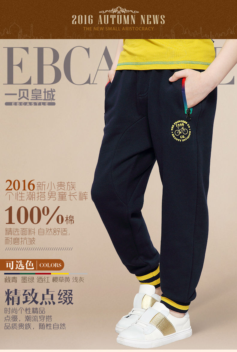 Pantalon garcon EBCASTLE 116WK05 - Ref 2055481 Image 9