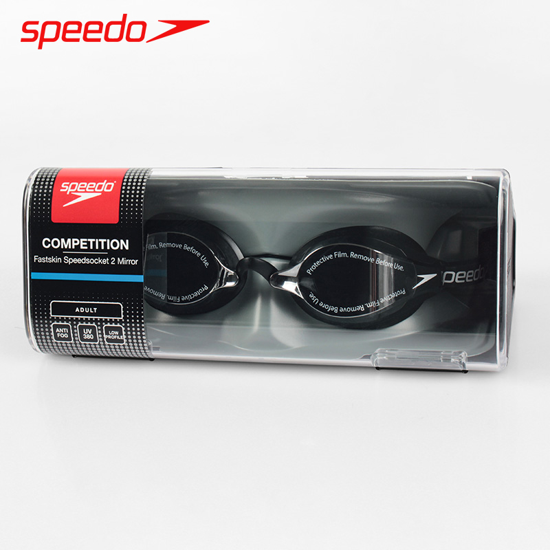 Kính râm speedo mới 2019 nam và nữ chuyên nghiệp đua da cá mập hàng loạt phủ kính chống nước chống sương mù - Goggles kính bơi view v610