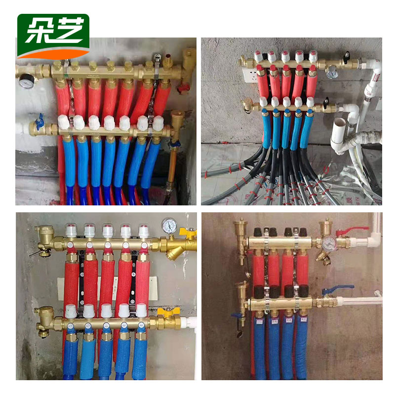 Ground Warm Embossing Insulated Tube 16 16 20 25 32 32 Blue Color Insulated Cotton Tube Plumbing Piping air conditioning