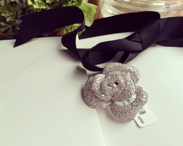 Broche femme en Zircon diamant - Ref 1178634 Image 9