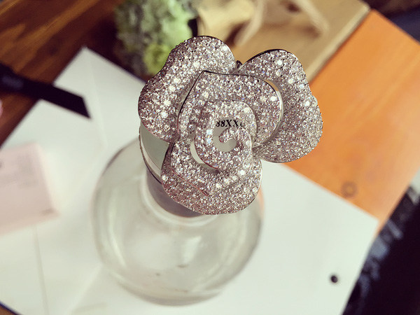Broche femme en Zircon diamant - Ref 1178634 Image 6