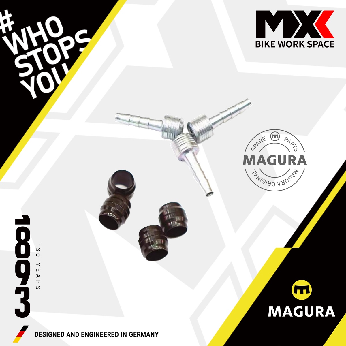 German Magura Magura Original Olive Slap Copper - head tube suitable for full range of use