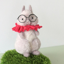 Wool Felt Poke Poke Fun Material Bag Rabbit Handmade Diy Swing Piece Pendant Key Buckle Simple Making Couple Gift