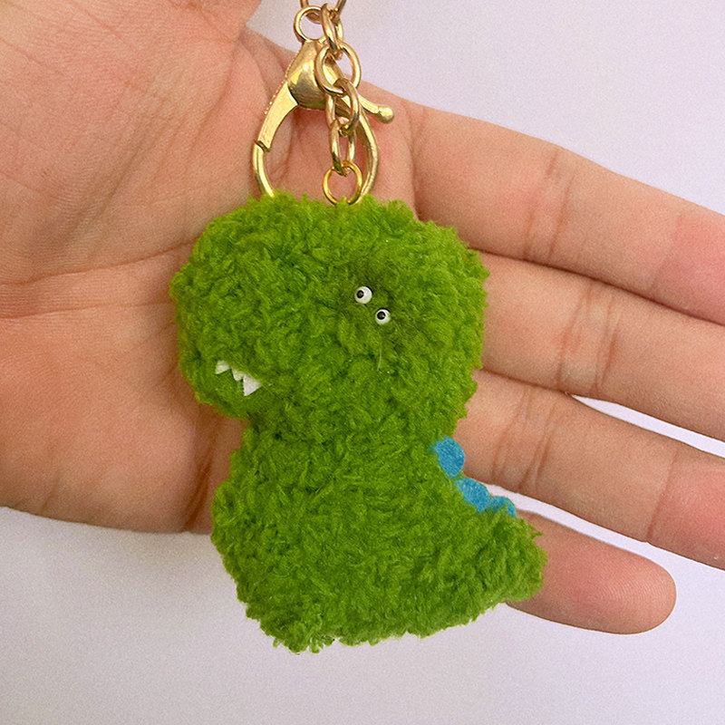 Super Coarse Twist Stick Dinosaur Dragon Cub Hair Suede Toy Manual Diy Doll Key Buckle Pendant Bag Hang Up Girlfriend
