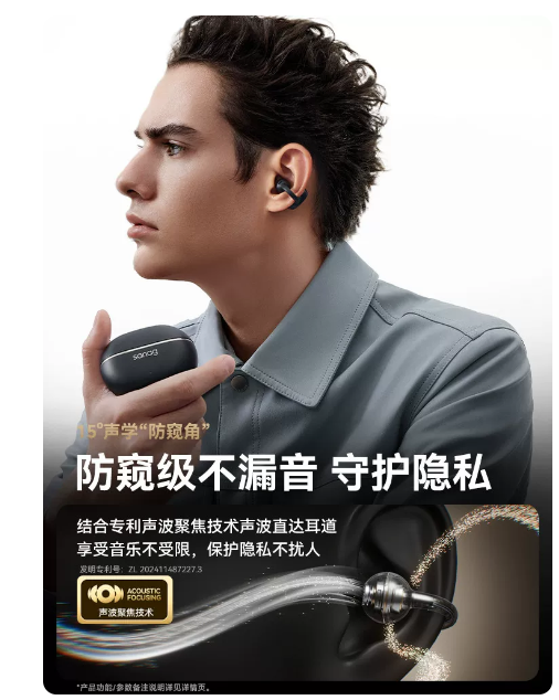 塞那耳夹式蓝牙耳机s6s pro2