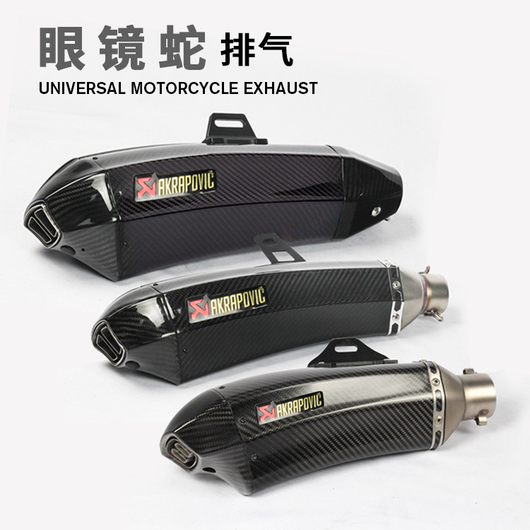 Z800Z900 spring wind 800ZX10R6R chasing 600TMAX560 motorcycle sports car retrofitted glasses snake exhaust pipe 