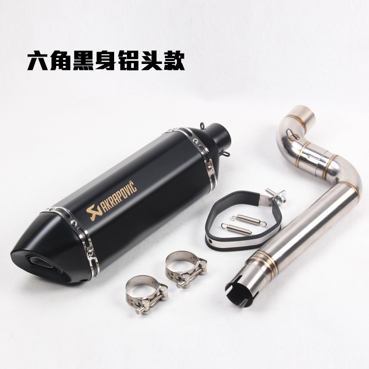 Xe máy thể thao sửa đổi xe Benelli Huanglong 302 cơn bão 302 BJ302GS-C phần giữa ống xả anh hex - Ống xả xe máy 	pô e xe máy