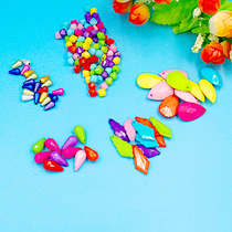 Mixed Candy String Beads Children Handcrafted Puzzle Toy Diy Girl Wearing Beads Pendant Drop Weak View Training Around Pearl