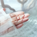 Небольшие дизайнерские серьги, 2021 года, серебро 999 пробы, тренд сезона, легкий роскошный стиль