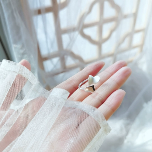 Брендовое кольцо, 2021 года, серебро 999 пробы, популярно в интернете, на указательный палец, простой и элегантный дизайн