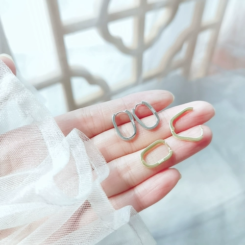 Брендовые серьги, 2021 года, серебро 999 пробы, популярно в интернете