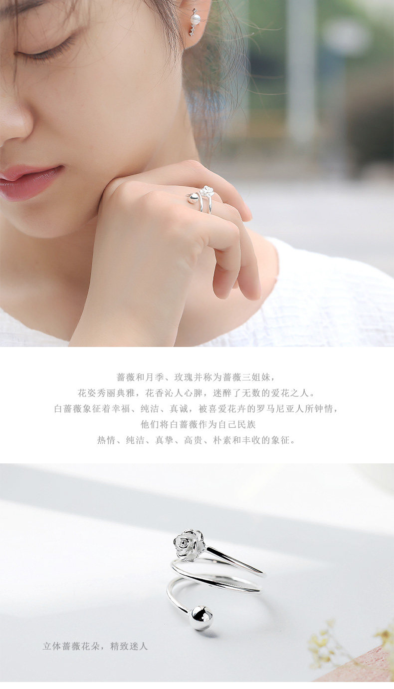 Bague Femme      en Argenterie - Ref 3086446 Image 7