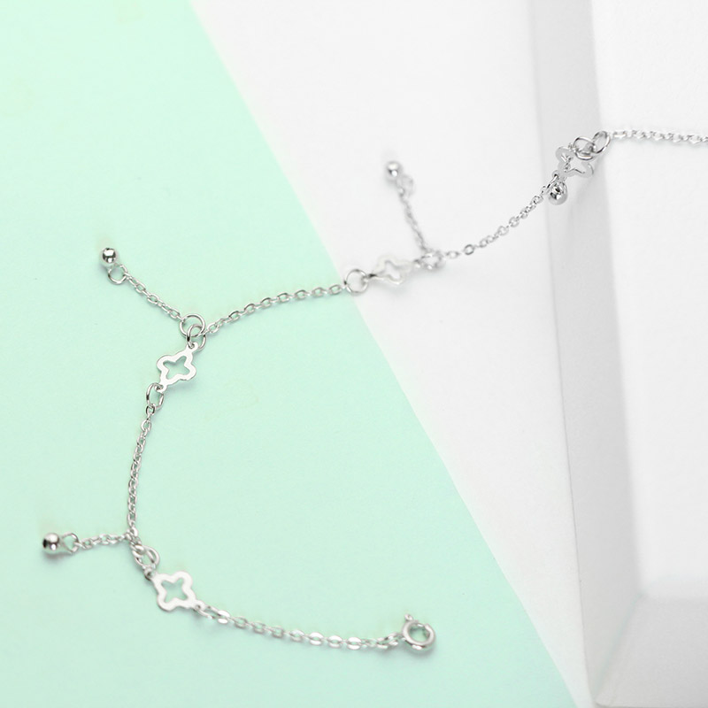 Chaine de cheville Femme      en Argenterie - Ref 3104536 Image 3