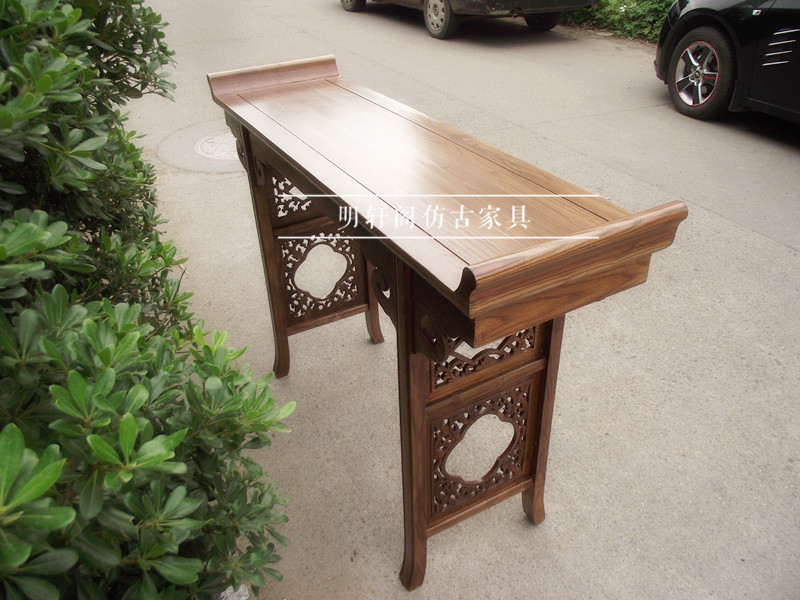 Minh và nhà Thanh Trung Quốc gỗ rắn giả cổ điển đồ nội thất trường hợp ngồi xổm phòng khách bạch đàn bàn viết bàn cho bàn đàn piano - Bàn / Bàn bàn gỗ xếp