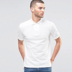 Anh lúa mì tai màu lúa mì tinh khiết cổ điển bông sườn ngắn tay áo polo nam áo thun mỏng áo cotton nam Polo
