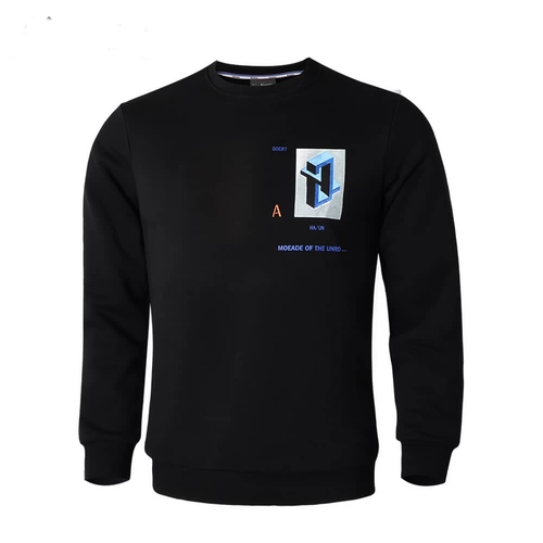 Утепленный спортивный трендовый комплект для отдыха с круглым воротником, толстовка