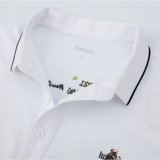 Трендовая модная футболка polo для отдыха, с вышивкой, простой и элегантный дизайн